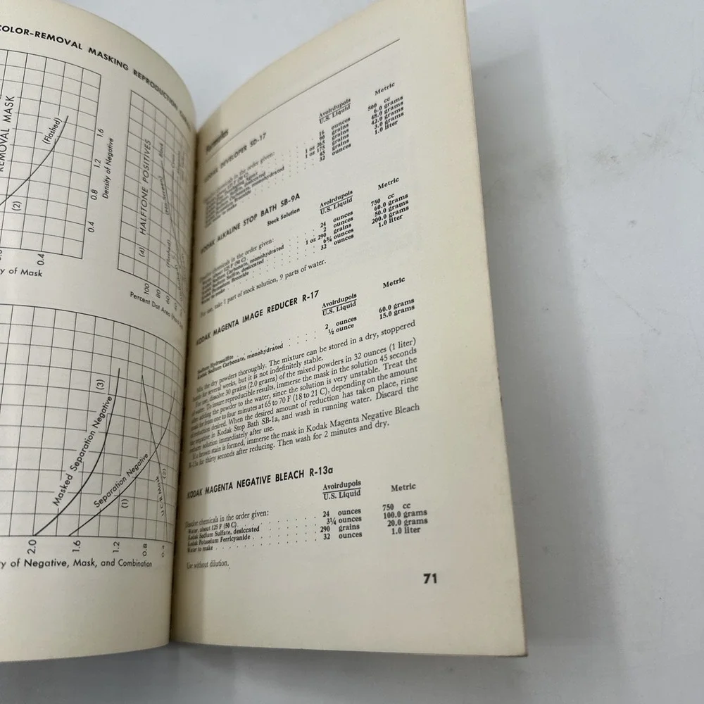 Kodak Photography Data Books. Lot Of 3‎ Paperback Books.  1956-1957